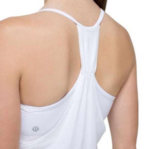 Lululemon No Limits tank top white women's size 10 - Picture 3 of 5